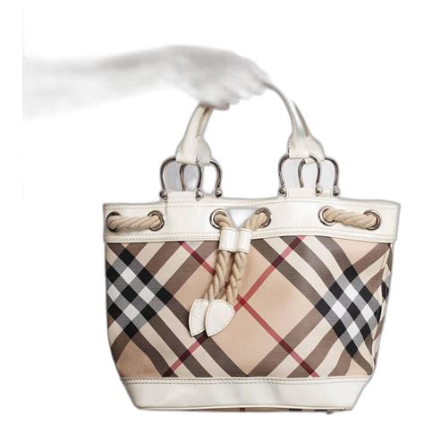 burberry tasche weiss